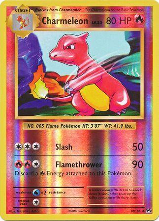 10/108 Charmeleon Uncommon Reverse Holo XY Evolutions