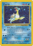 10/62 Lapras Holo Rare Fossil Set Unlimited