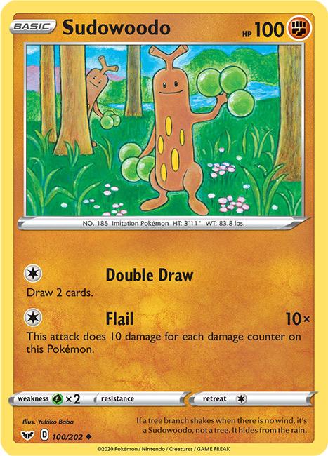 100/202 Sudowoodo Uncommon Sword & Shield