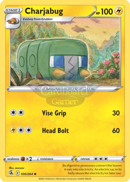 100/264 Charjabug Uncommon Fusion Strike Single Card