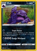 101/189 Muk Rare Reverse Holo Darkness Ablaze Single Card