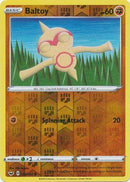 102/202 Baltoy Common Reverse Holo Sword & Shield