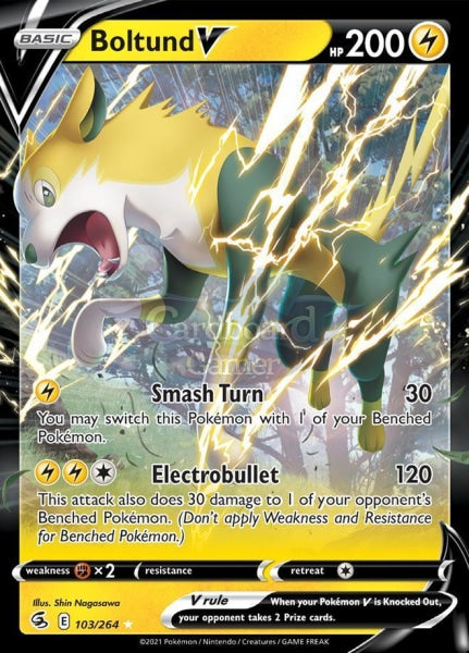 103/264 Boltund V Fusion Strike Single Card