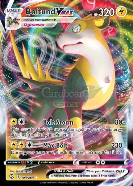 104/264 Boltund Vmax Fusion Strike Single Card