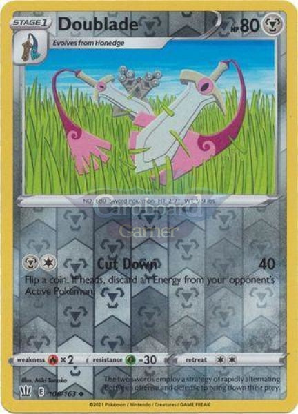 106/163 Doublade Reverse Holo Uncommon Battle Styles Single Card