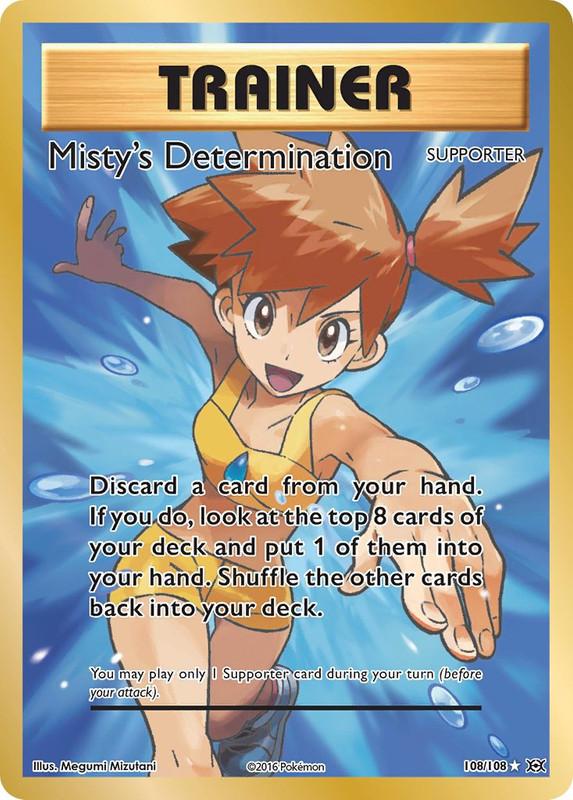 108/108 Misty's Determination Full Art Evolutions