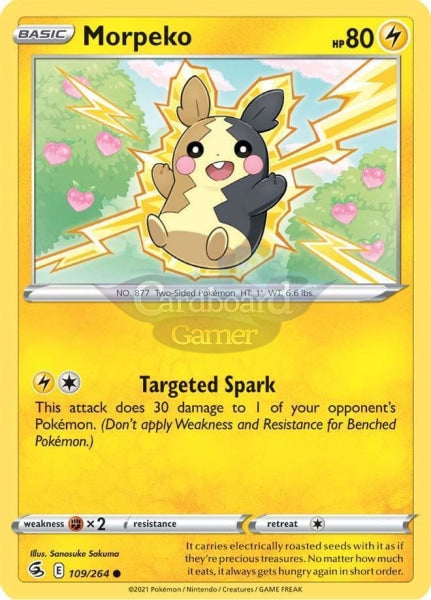 109/264 Morpeko Common Fusion Strike Single Card