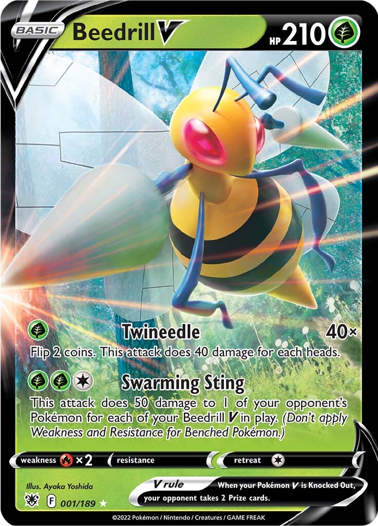 001/189 Beedrill V Astral Radiance