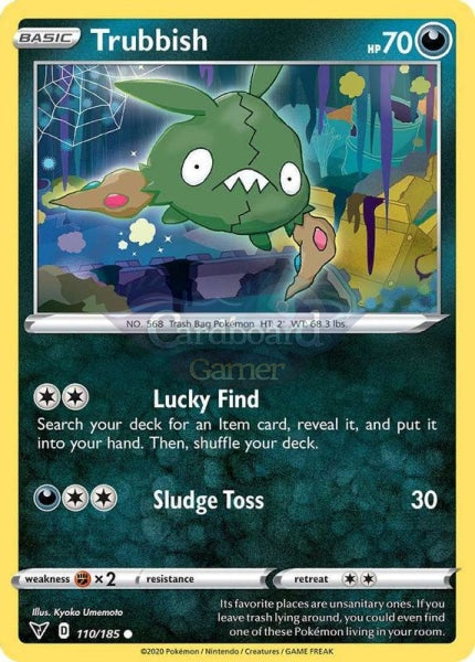 110/185 Trubbish Common Vivid Voltage Single Card