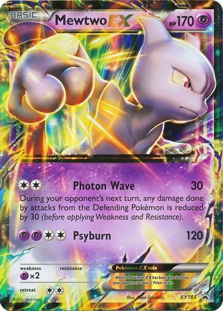 XY183 Mewtwo EX - Promo