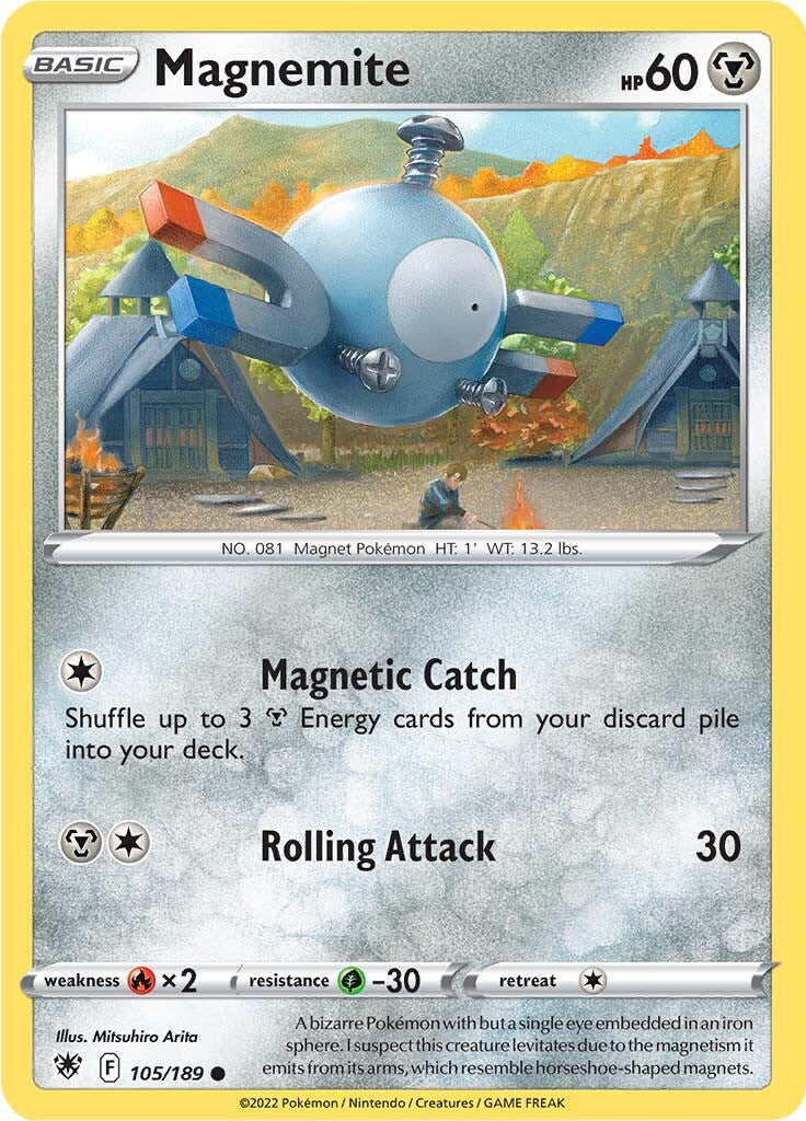 105/189 Magnemite Common Astral Radiance