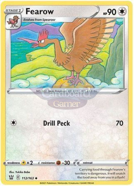 112/163 Fearow Uncommon Battle Styles Single Card