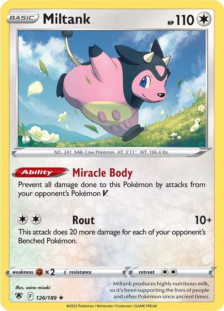 126/189 Miltank Holo Rare Astral Radiance