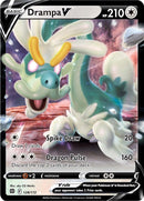 128/172 Drampa V Ultra Rare Brilliant Stars Pokemon TCG