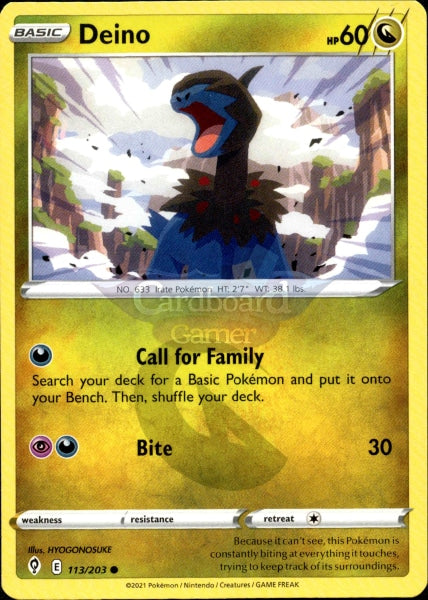 113/203 Deino Evolving Skies Single Card