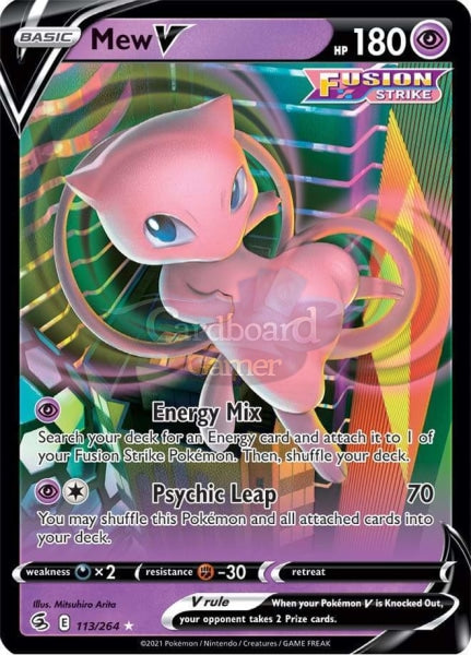 113/264 Mew V Fusion Strike Single Card