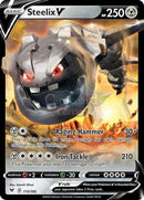 115/185 Steelix V Ultra Rare Vivid Voltage Single Card