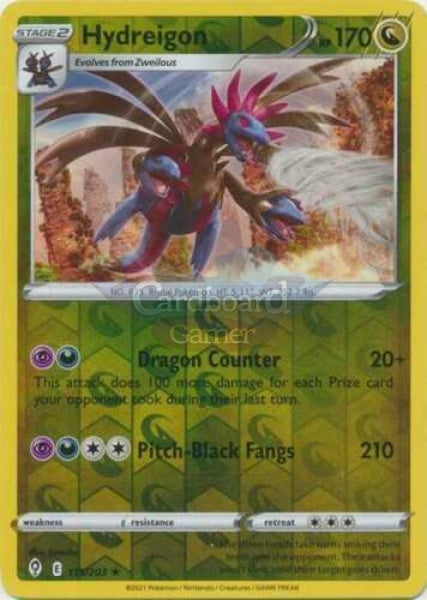 115/203 Hydreigon Reverse Holo Evolving Skies Single Card