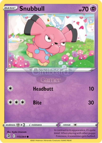 115/264 Snubbull Common Fusion Strike Single Card