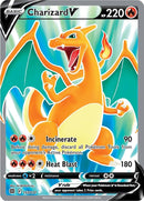 153/172 Charizard V Full Art Ultra Rare Brilliant Stars Pokemon TCG