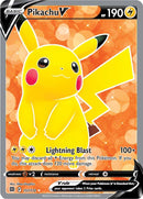 157/172 Pikachu V Full Art Ultra Rare Brilliant Stars Pokemon TCG
