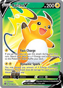 158/172 Raichu V Full Art Ultra Rare Brilliant Stars Pokemon TCG