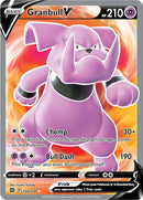 159/172 Granbull V Full Art Ultra Rare Brilliant Stars Pokemon TCG