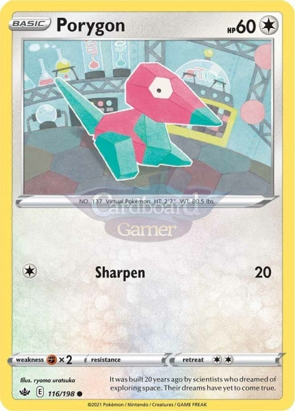 116/198 Porygon Common Chilling Reign Single Card