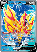 163/172 Zamazenta V Full Art Ultra Rare Brilliant Stars Pokemon TCG