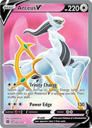 165/172 Arceus V Full Art Ultra Rare Brilliant Stars Pokemon TCG