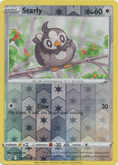 117/172 Starly Common Reverse Holo Brilliant Stars Pokemon TCG
