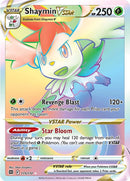 173/172 Shaymin VSTAR Hyper Rainbow Secret Rare Brilliant Stars Pokemon TCG