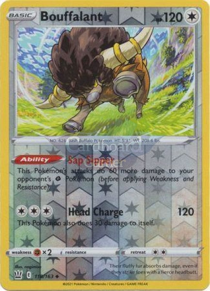 118/163 Bouffalant Reverse Holo Uncommon Battle Styles Single Card