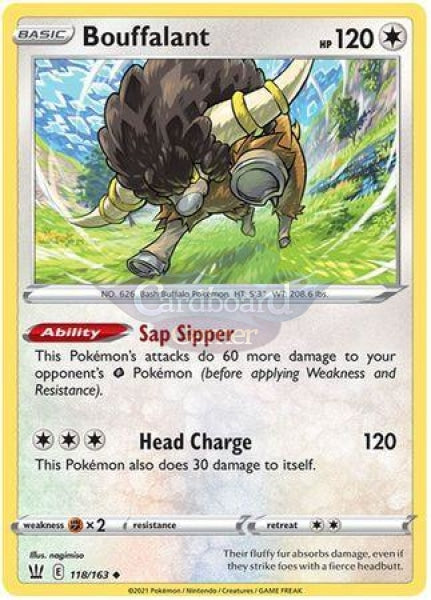 118/163 Bouffalant Uncommon Battle Styles Single Card