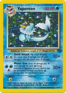 12/64 Vaporeon Holo Rare Jungle Set Unlimited