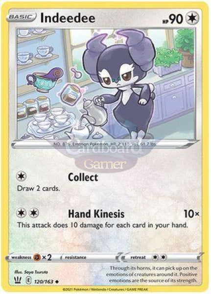 120/163 Indeedee Uncommon Battle Styles Single Card