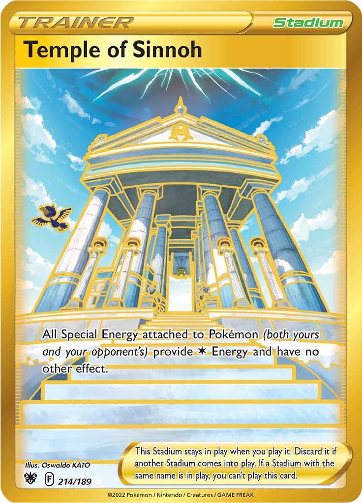 214/189 Temple of Sinnoh Secret Rare Astral Radiance