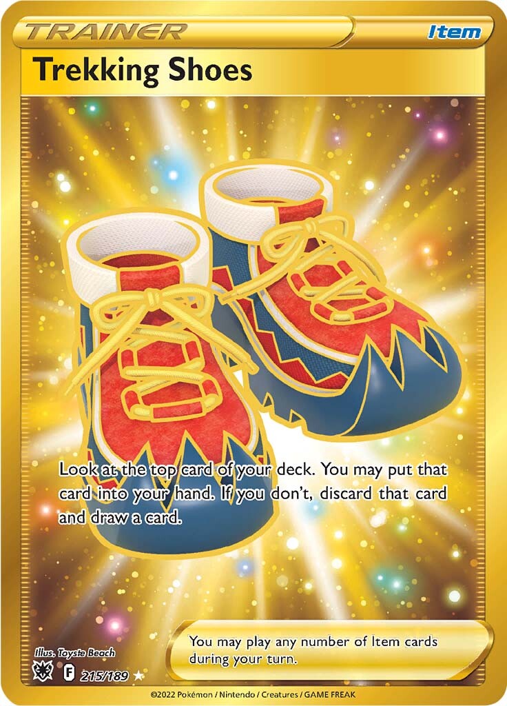 215/189 Trekking Shoes Secret Rare Astral Radiance