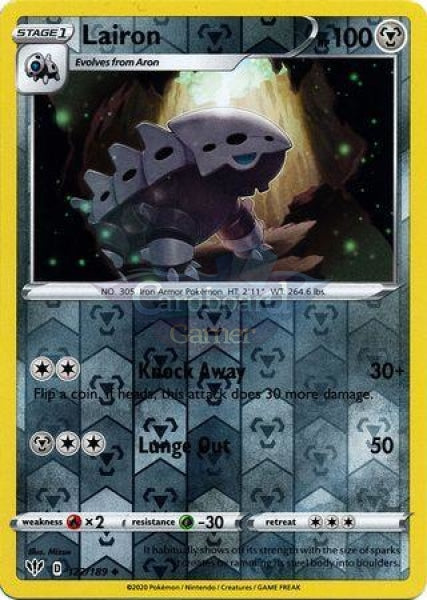 122/189 Lairon Uncommon Reverse Holo Darkness Ablaze Single Card