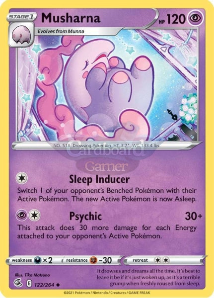 122/264 Musharna Uncommon Fusion Strike Single Card