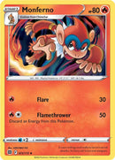 025/172 Monferno Uncommon Brilliant Stars Pokemon TCG