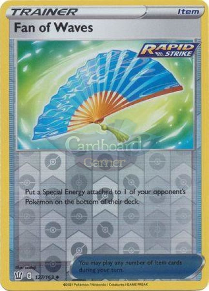 127/163 Fan Of Waves Item Reverse Holo Uncommon Battle Styles Single Card