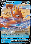 028/172 Kingler V Ultra Rare Brilliant Stars Pokemon TCG