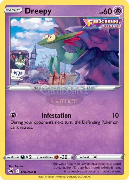 128/264 Dreepy Common Fusion Strike Single Card