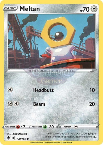 129/189 Meltan Common Darkness Ablaze Single Card