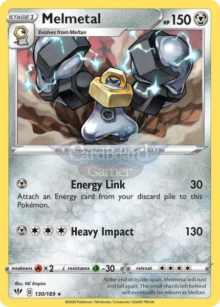 130/189 Melmetal Rare Darkness Ablaze Single Card