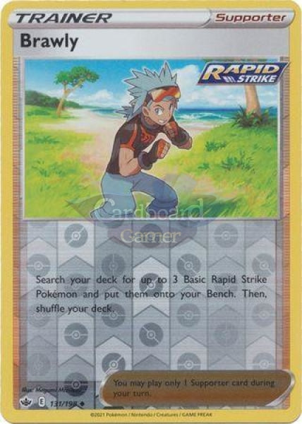 131/198 Brawly Uncommon Reverse Holo Chilling Reign Single Card