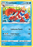 033/172 Crawdaunt Uncommon Brilliant Stars Pokemon TCG