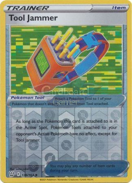 136/163 Tool Jammer Item Reverse Holo Uncommon Battle Styles Single Card