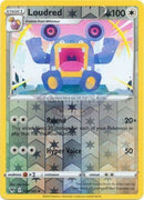 136/185 Loudred Uncommon Reverse Holo Vivid Voltage Single Card